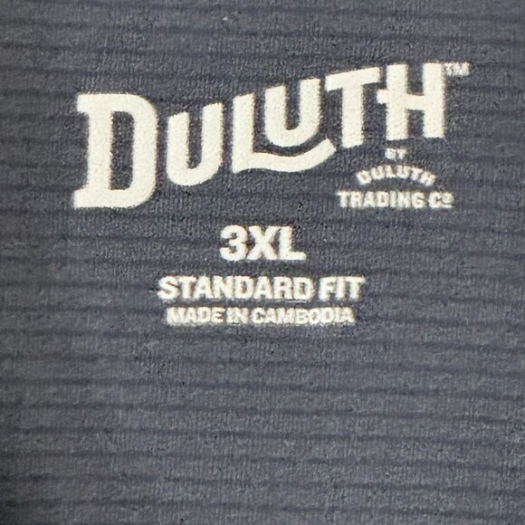 DULUTH TRADING COMPANY NAVY BLUE POLO - Picture 2 of 3